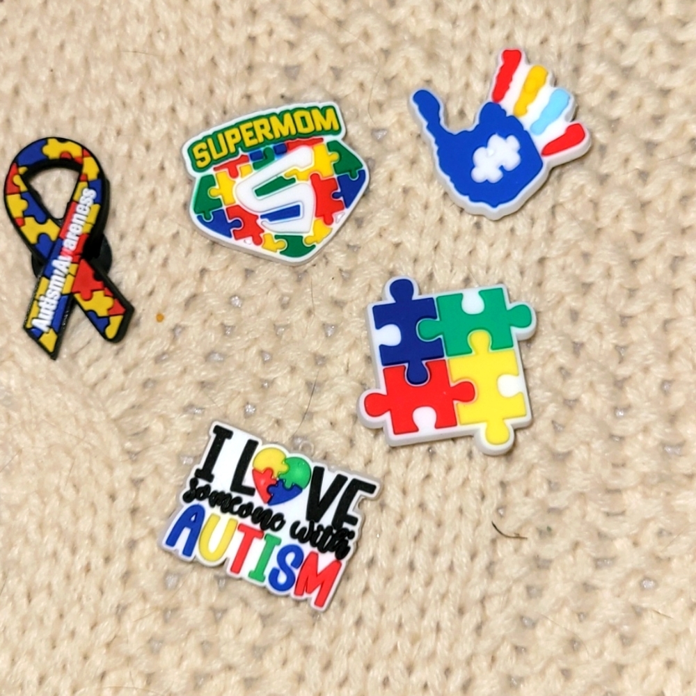 Autism awareness jibbitz  for Crocs